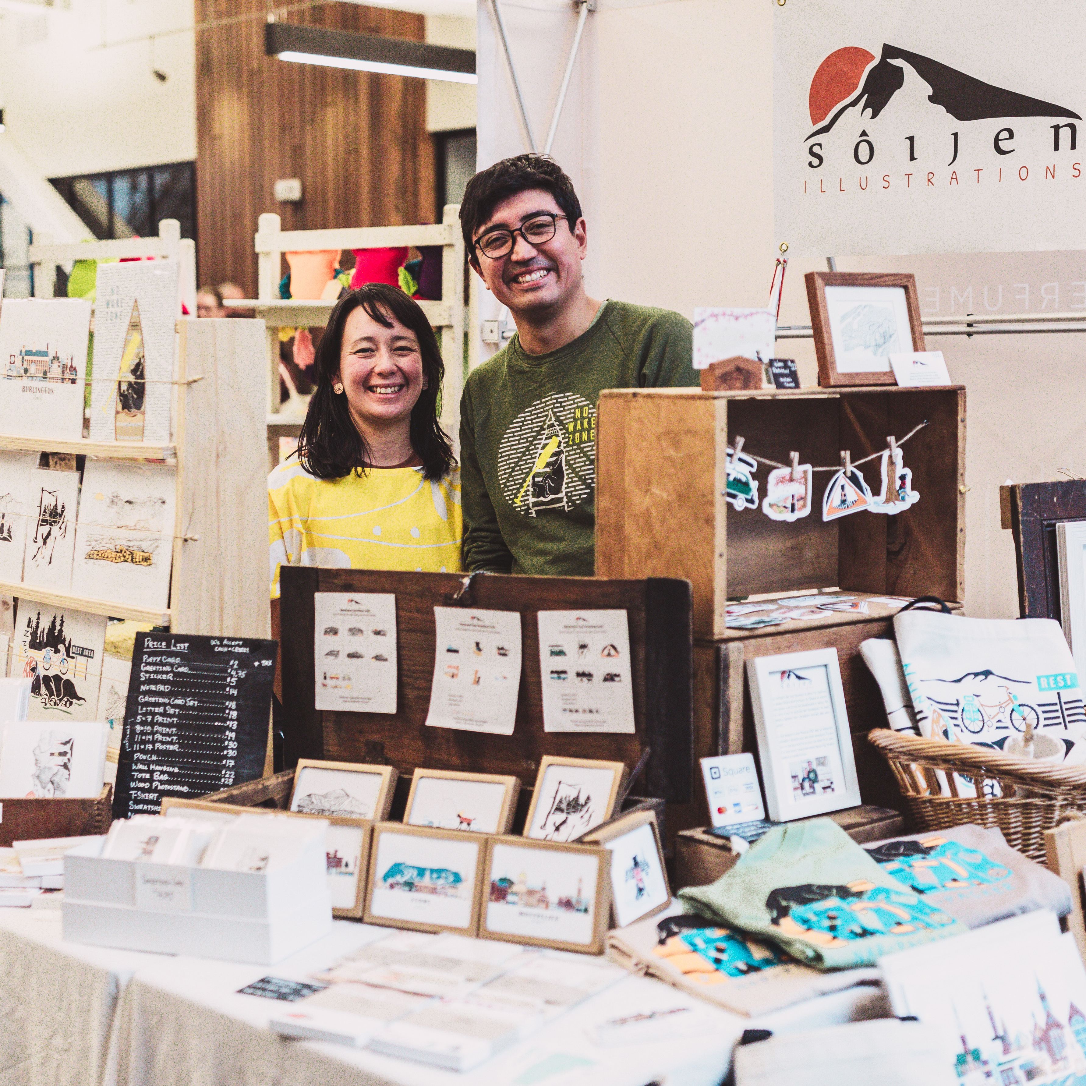 Photo of Soijen team at craft fair