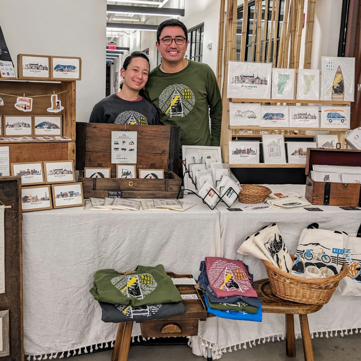 Photo of booth at craft fair
