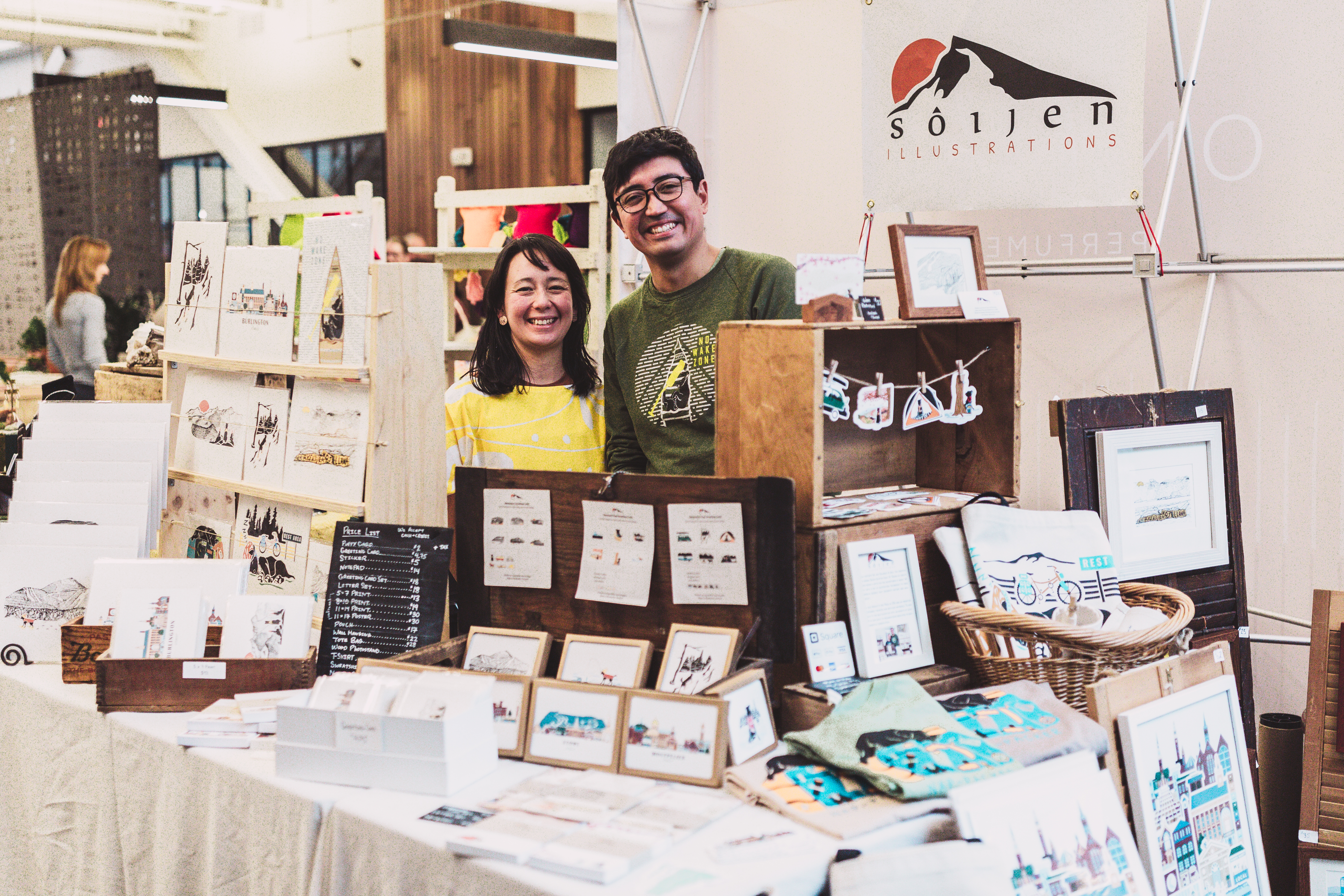 Photo of Soijen team at craft fair