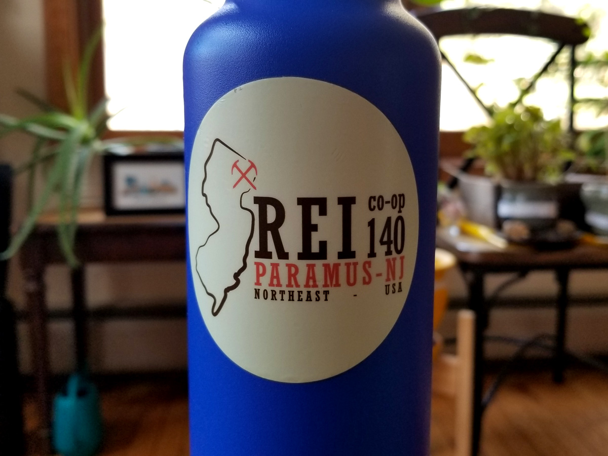 REI Paramus Store Sticker Design