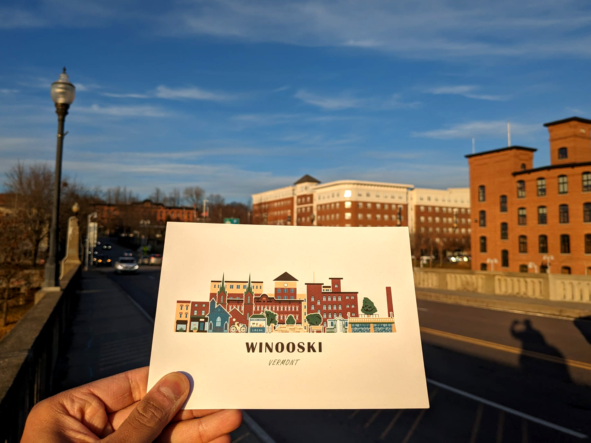 Winooski Vermont Cityscape Print