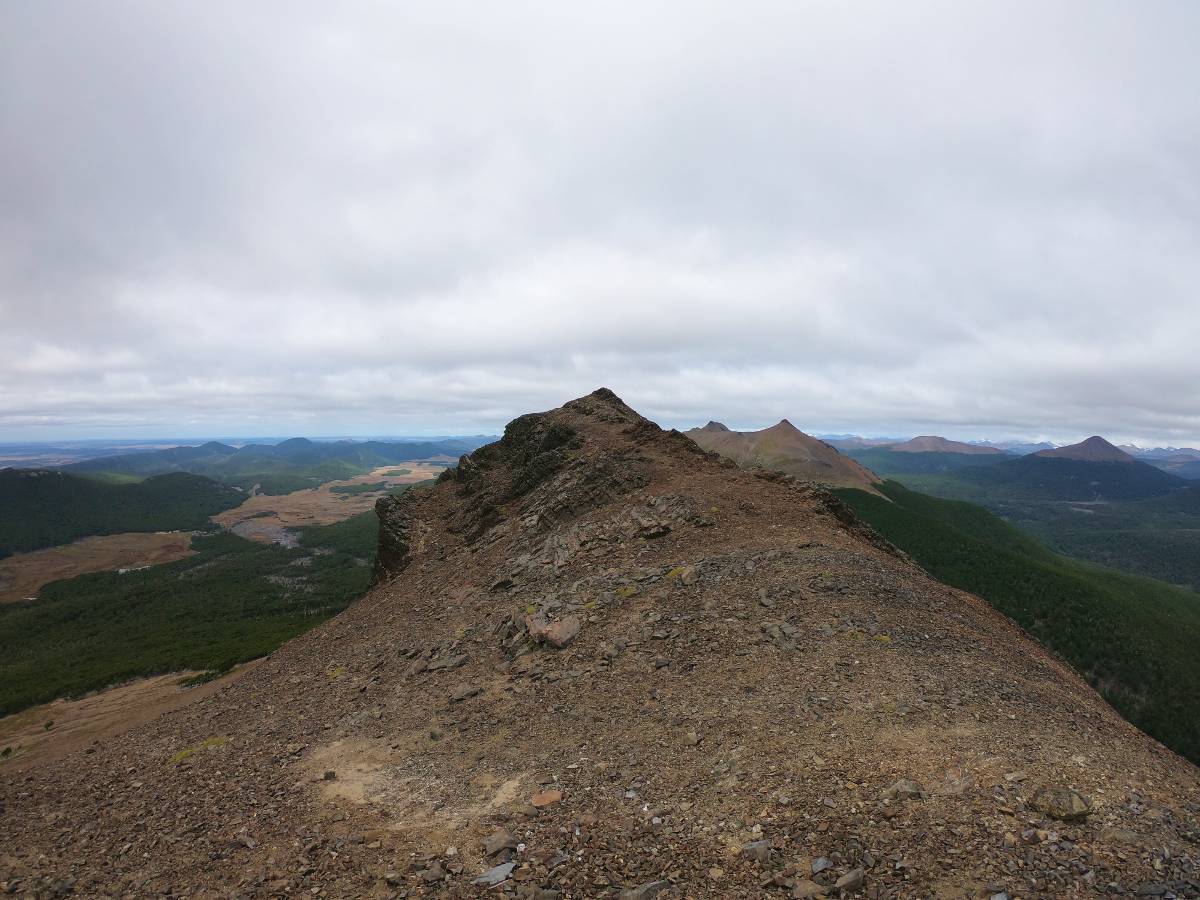 La cima Cerro Cuchilla
